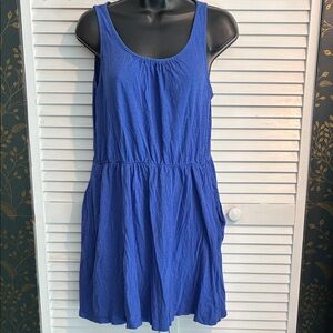LOFT Royal Blue Sleeveless Mini Dress